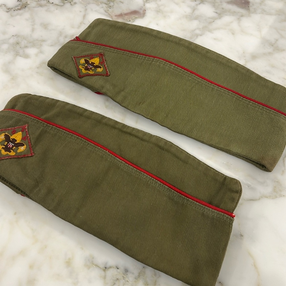 2 Boy Scout hats